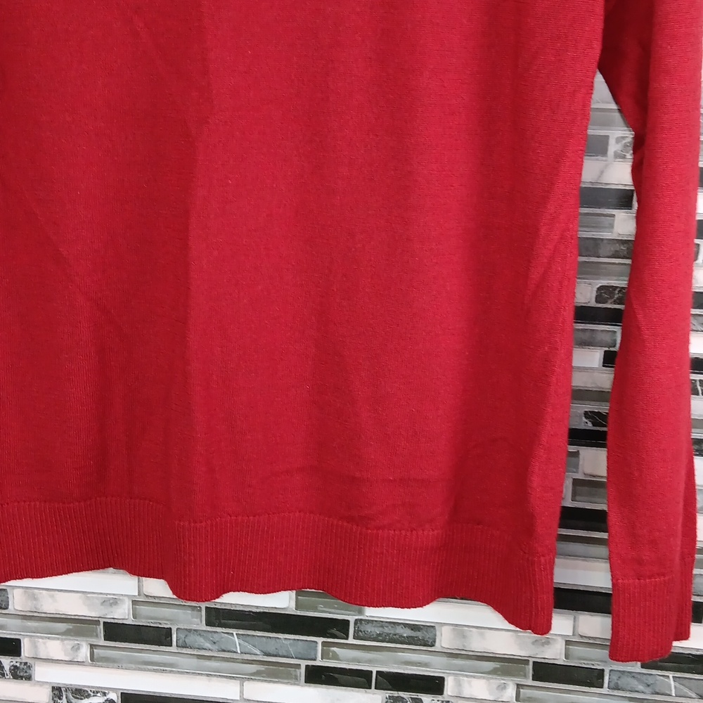 Pendleton Dark Cherry Red Knit Pullover Sweater P… - image 7